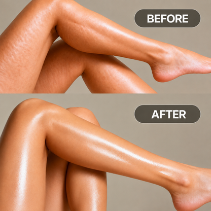 Visibly less cellulite in just 1 week with collagen and apple stem cells