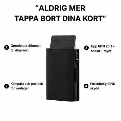Wallie – Smart Plånbok med RFID-skydd
