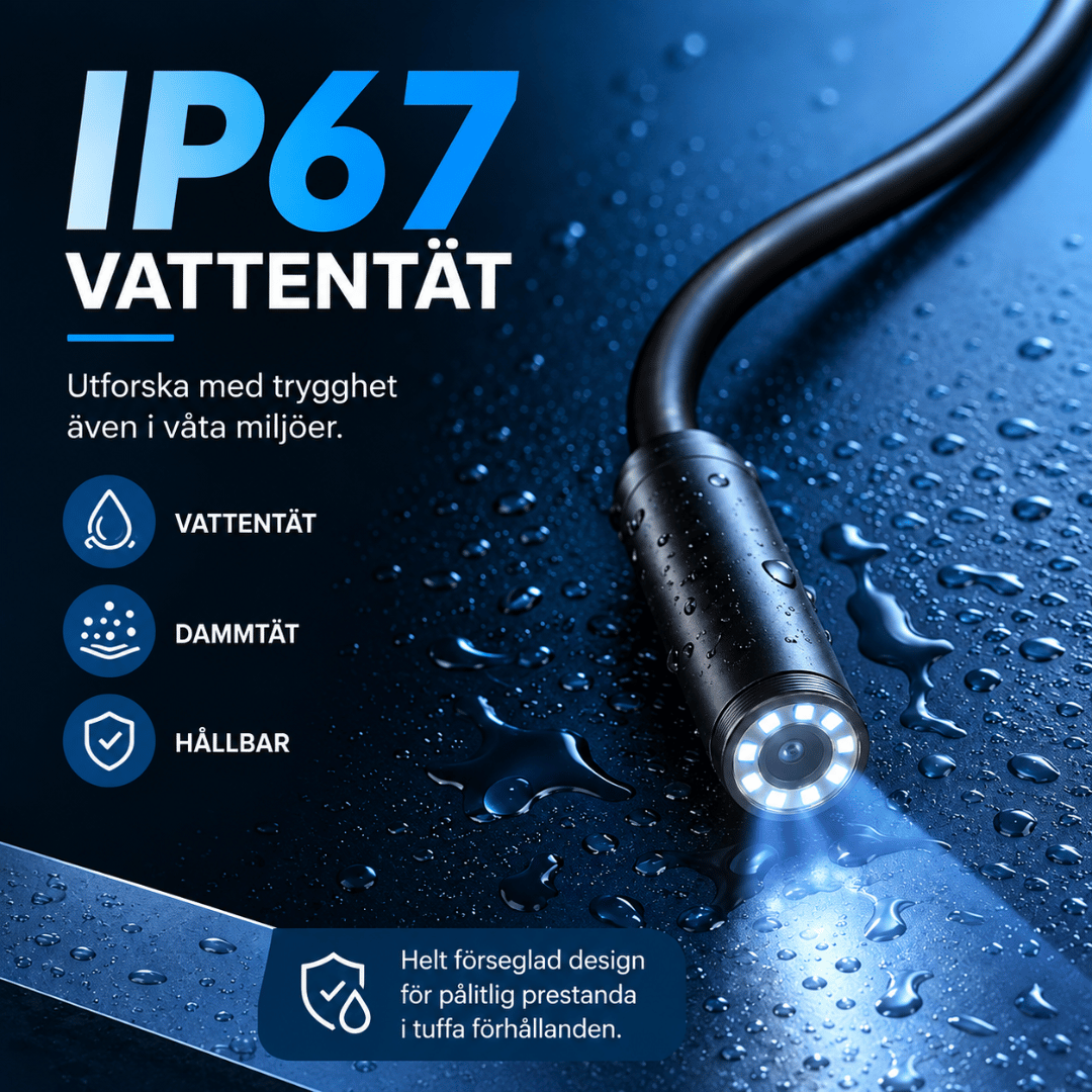 InSikt Inspektionskamera - Se och nå dit du inte når