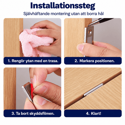 GreppLås - Magnetiskt skåplås som håller skåpdörren stängd